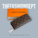 Clemence wallet monogram, rose
