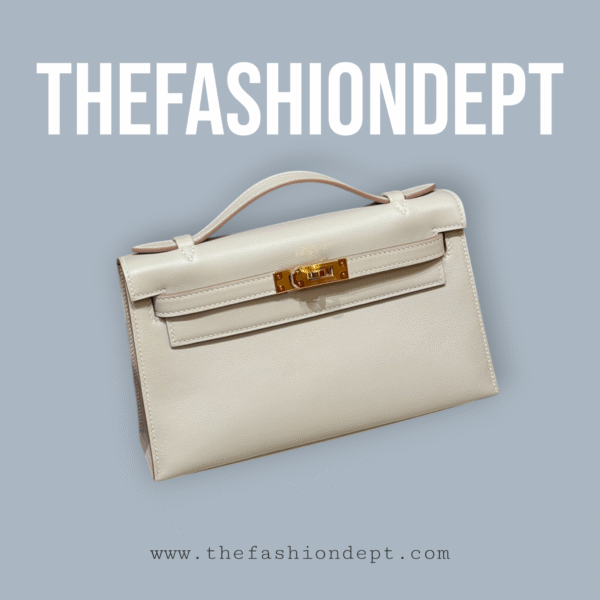 Kelly pochette swift rose silver - Image 4