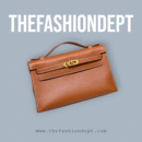 Kelly pochette swift rose silver