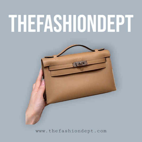 Kelly pochette swift rose silver - Image 7