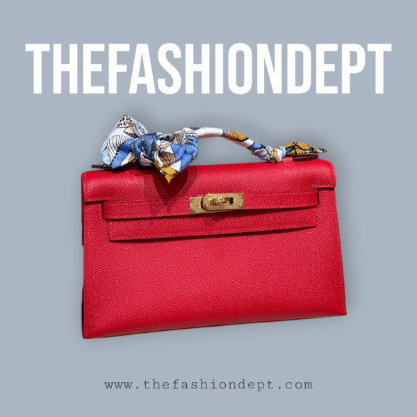 Kelly pochette epsom blue - Image 7