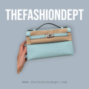 Kelly pochette epsom blue