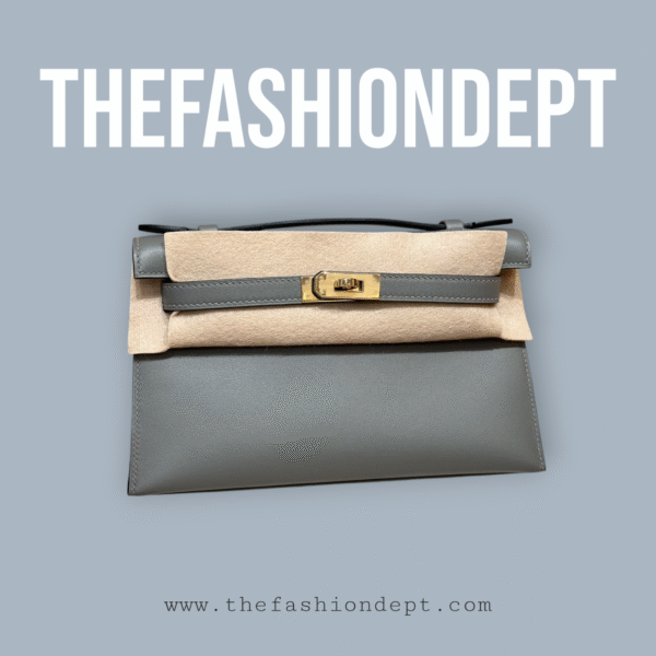 Kelly pochette swift rose silver - Image 8