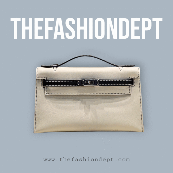 Kelly pochette swift rose silver - Image 9
