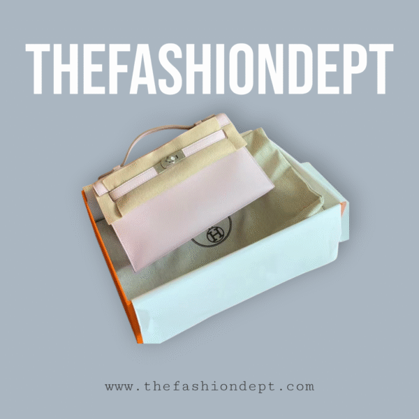 Kelly pochette swift rose silver - Image 13