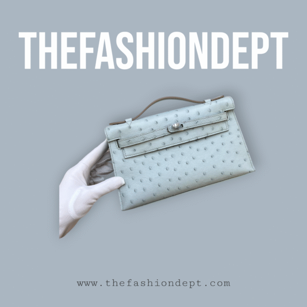 Kelly pochette ostrich pink - Image 6