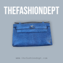 Kelly pochette lizard pink