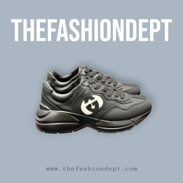 Gucci Rhyton Black White Logo