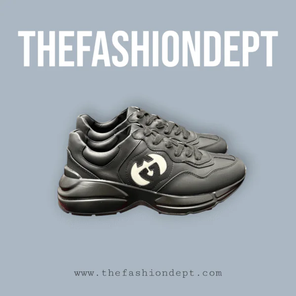 G006-550A101 Gucci Rhyton Black White Logo