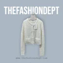 Bow Detail Cropped Wool Blend Cardigan1