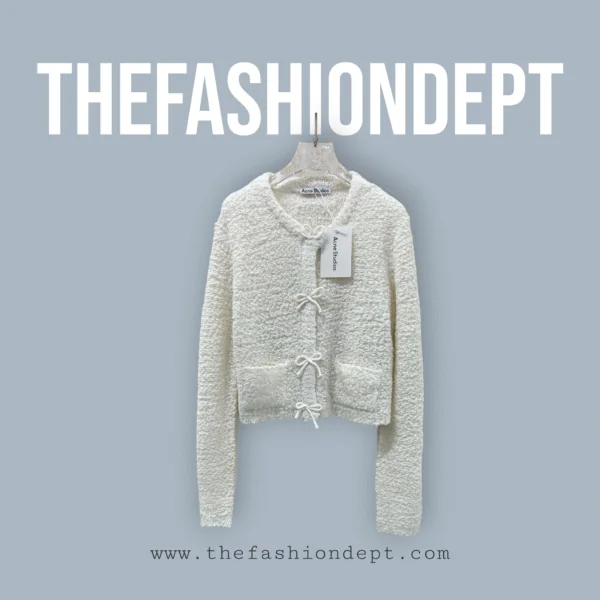 Bow-detail cropped wool-blend cardigan1 Bow Detail Cropped Wool Blend Cardigan1