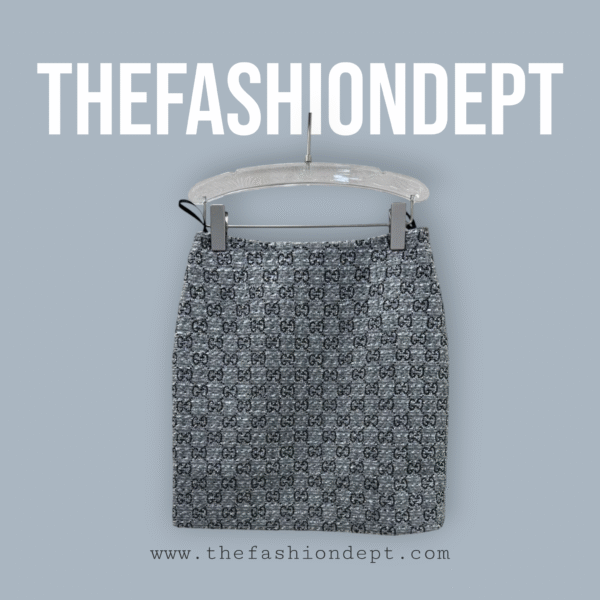 Crystal Embellished Metallic Tweed Jacket5