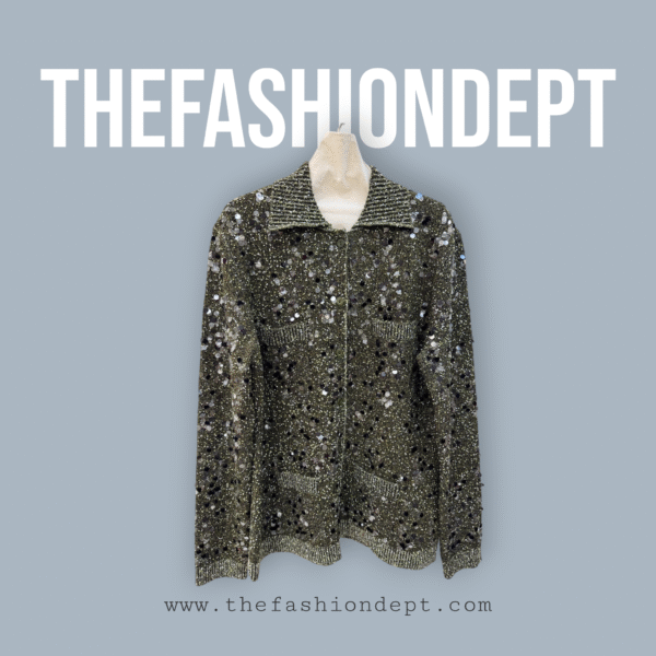 Sequin Knit Cardigan3