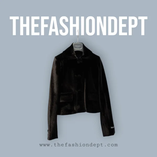 Single-breasted velvet jacket1 Single Breasted Velvet Jacket1