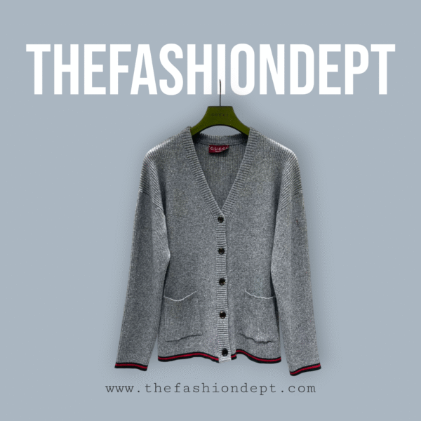 Striped Ribbed Wool Cardigan1