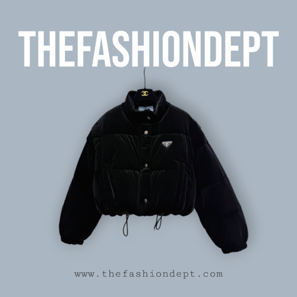 Verstelbaar Fluwelen Donsjack 1