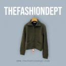 Wool Cardigan Military Green2