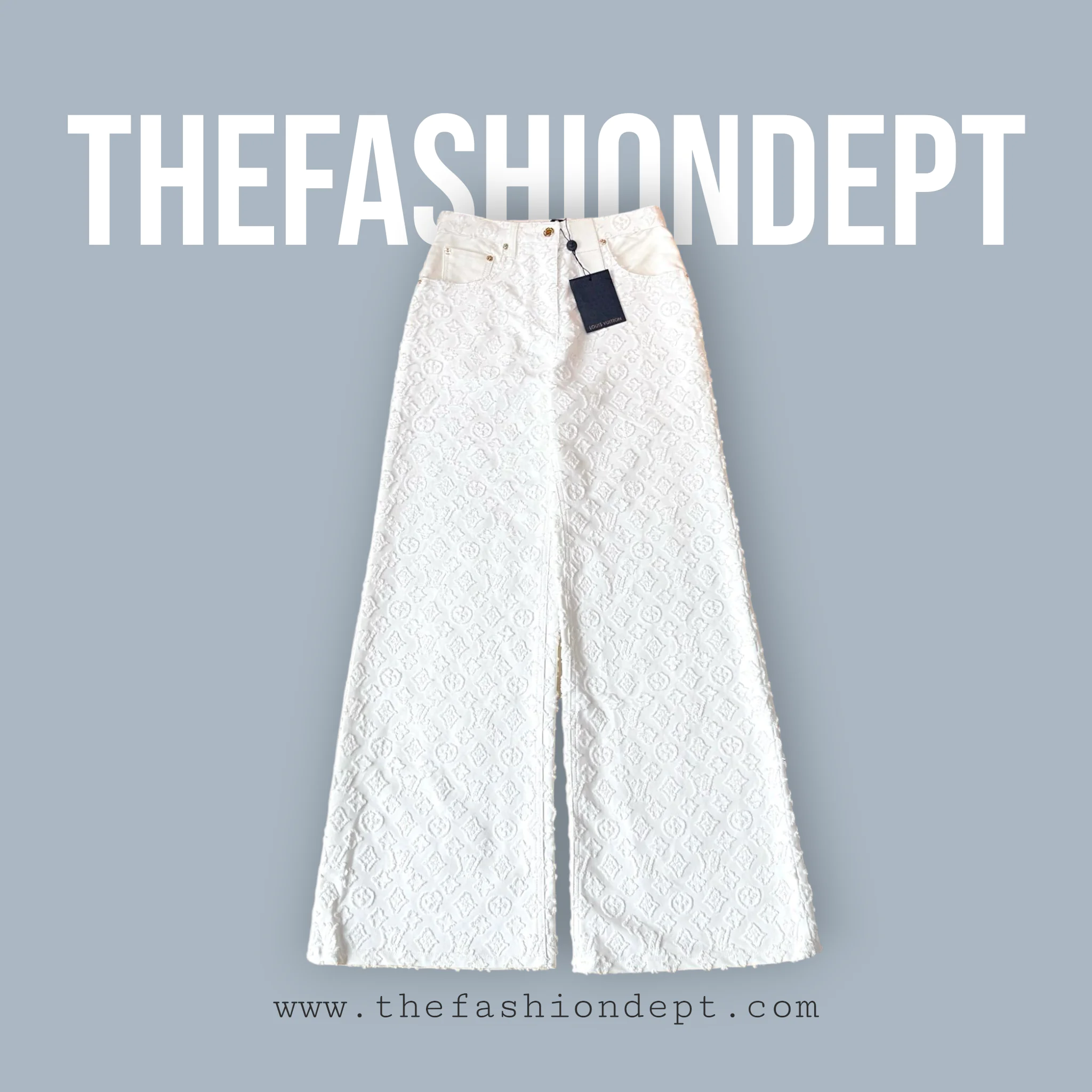 sleeveless-monogram-fil-coupe-denim4 Sleeveless Monogram Fil Coupe Denim4