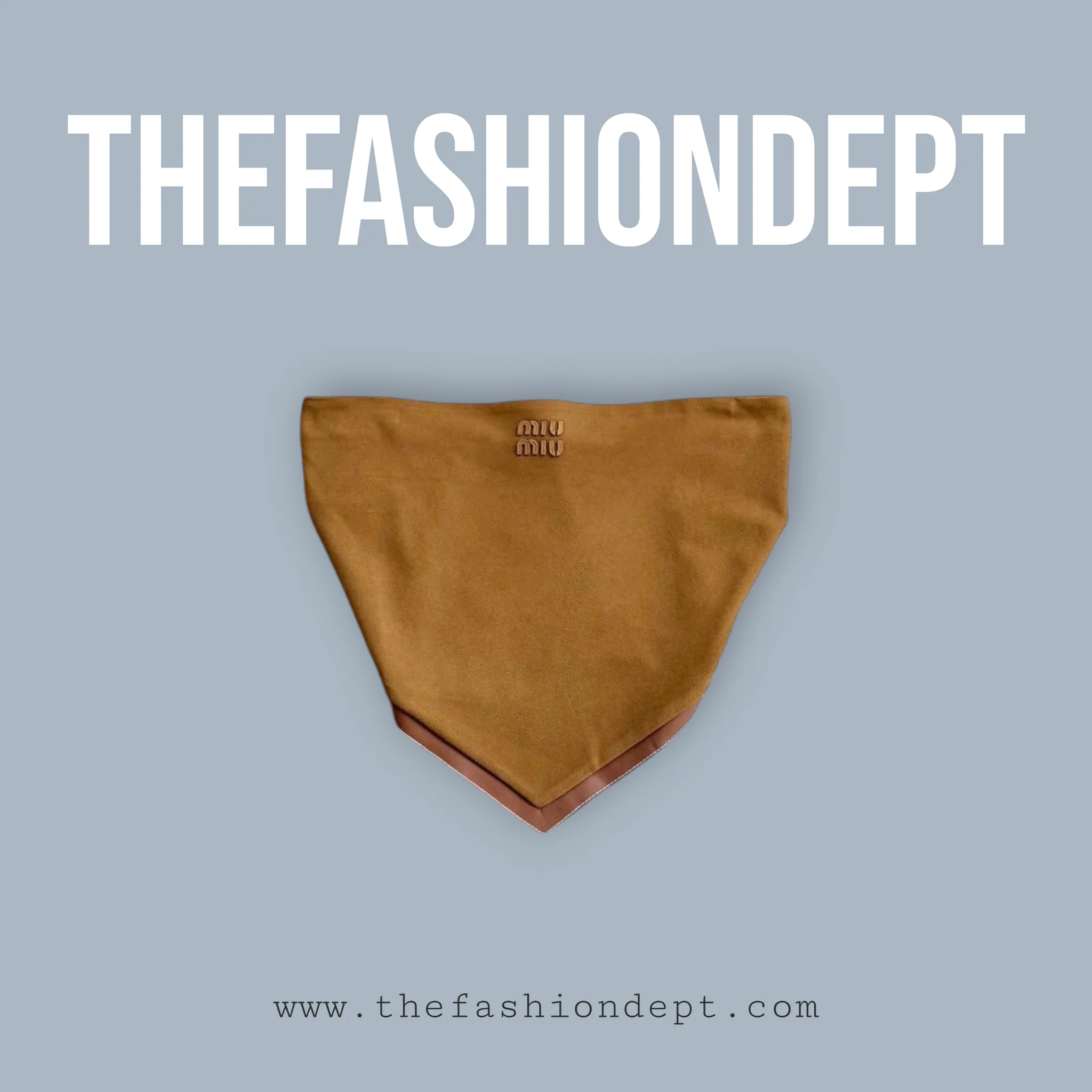 suede bandana top1 Suede Bandana Top1